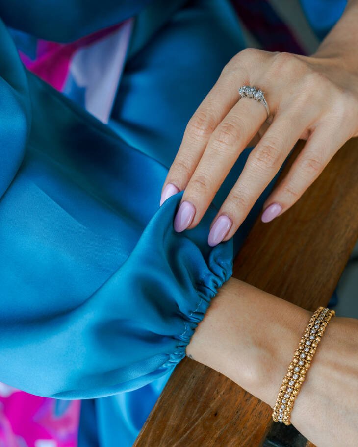 Wavy Satin Blouse - Image 6
