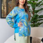 wavy  blouse